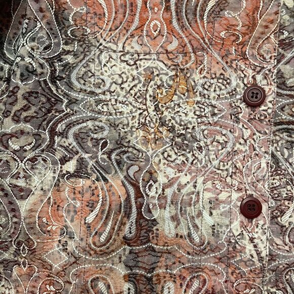 Eden Court Tapestry Style Lightweight Jacket Size Medium - Picture 3 of 7